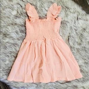 Peach dress